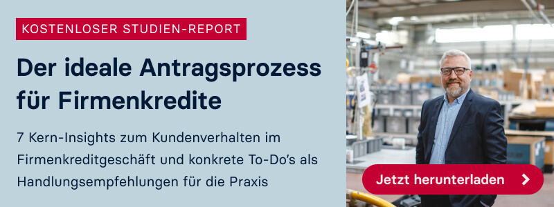 BANCOS Studien-Report "Der ideale Antragsprozess für Firmenkredite - was KMU-Kunden wirklich wollen!